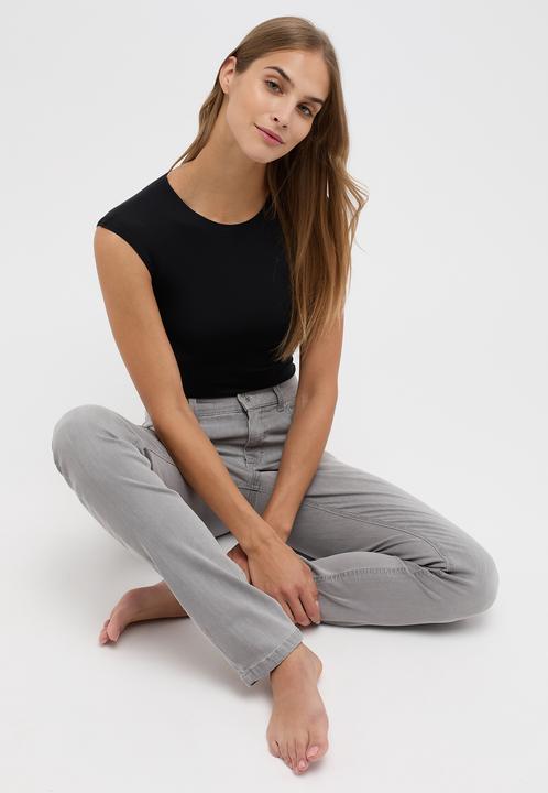 Actual product image Angels Cici Jeans Straight light grey used buf (W33/L30)