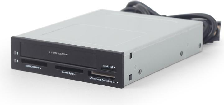Immagine prodotto Gembird FDI2-ALLIN1-03 lettore di schede Interno Nero, Grigio (SATA, USB)