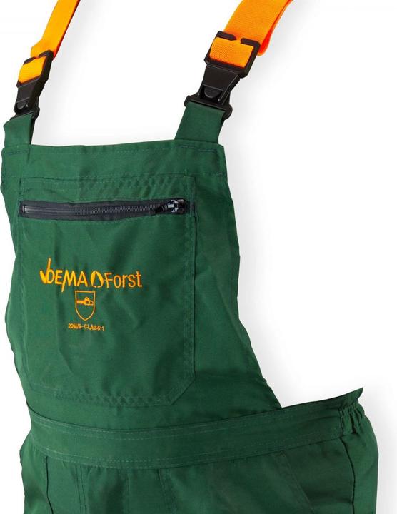 Produktbild Dema Schnittschutzhose Schnittschutzlatzhose Forsthose Latzhose Eco Grösse L grün (L)