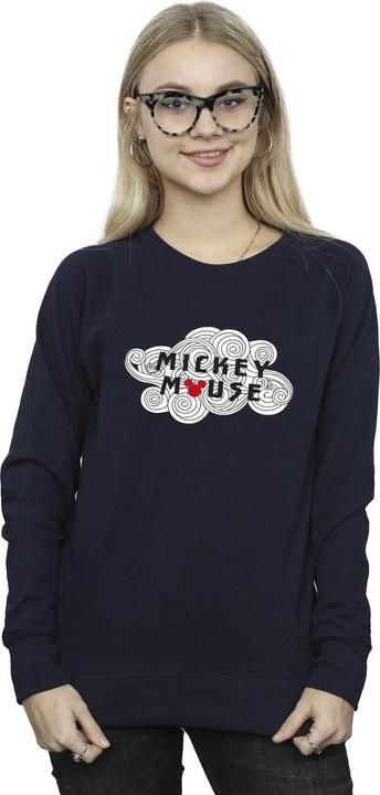 Produktbild Disney Mickey Mouse Swirl Logo Sweatshirt (S)