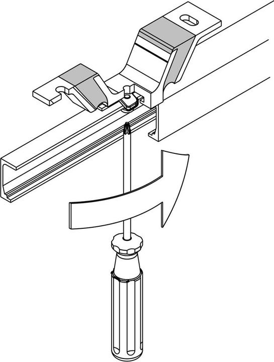 Actual product image HAWA Sound insulation bracket -SoundEx for HAWA-Junior 40, 80 and 120