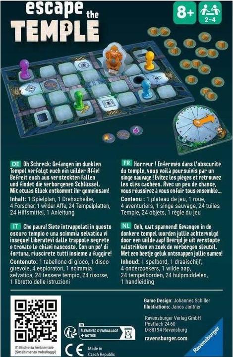 Produktbild Ravensburger Escape the Temple (Multilingual)
