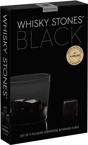 Immagine prodotto Teroforma Set di 9 pietre per whisky nere (Pietre di whisky)