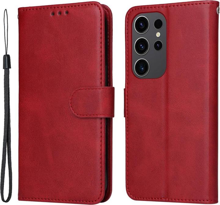 Produktbild Cover-Discount Premium Handyhülle Etui rot (Samsung Galaxy S24 Ultra)