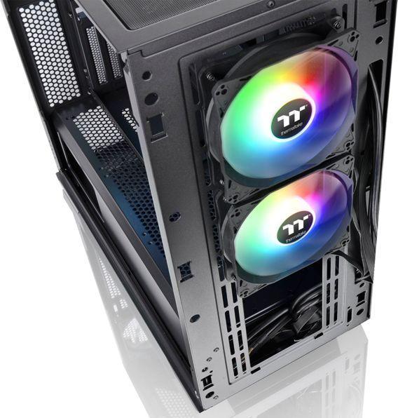 Produktbild Thermaltake Tt Divider 370 TG ARGB bk CA-1S4-00M1WN-00 (mATX, Mini-ITX, ATX)