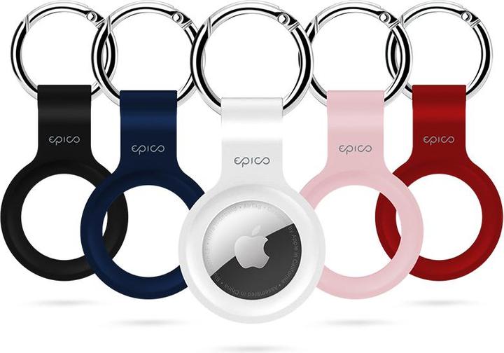 Actual product image Epico Case Silicone Airtag Black