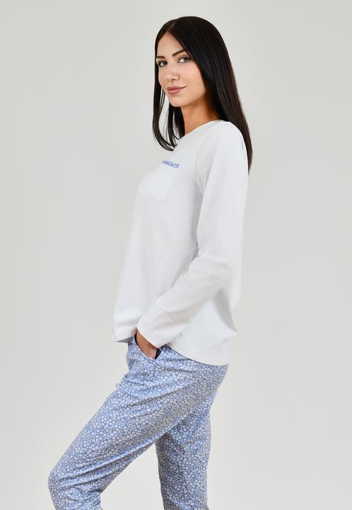 Produktbild Maxte Klassisches langärmeliges Pyjama-Set aus Baumwolle (XL)