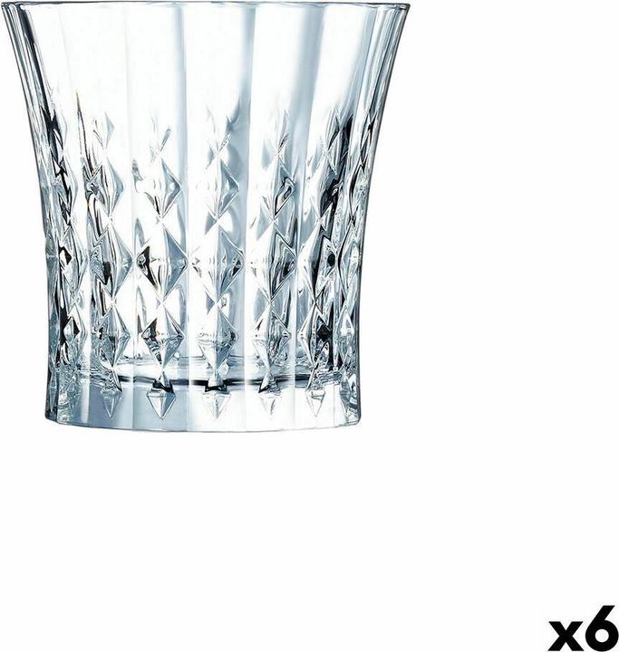Actual product image Cristal d'Arques Glass Low 270ml Lady Diamond 6pcs (0.27 l, 6 x)