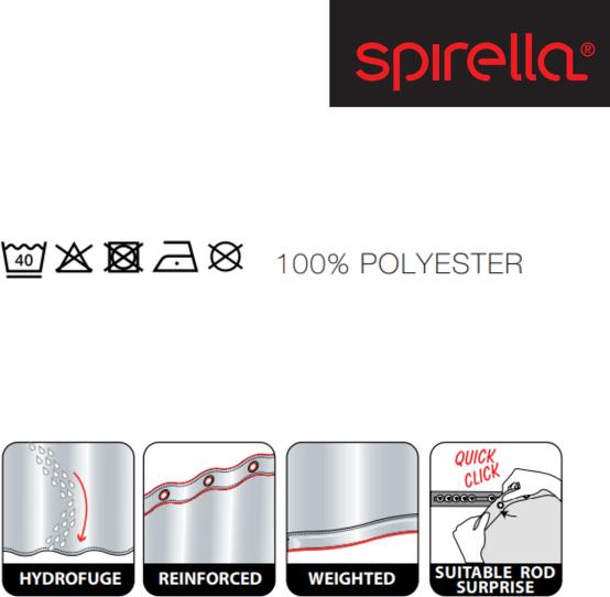 Image du produit spirella Primo (180 x 180 cm)