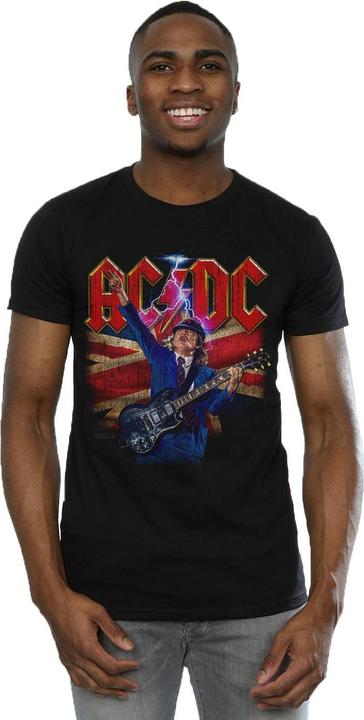 Actual product image AC/DC Mens Angus Union Flag Lightning T-Shirt (5XL)