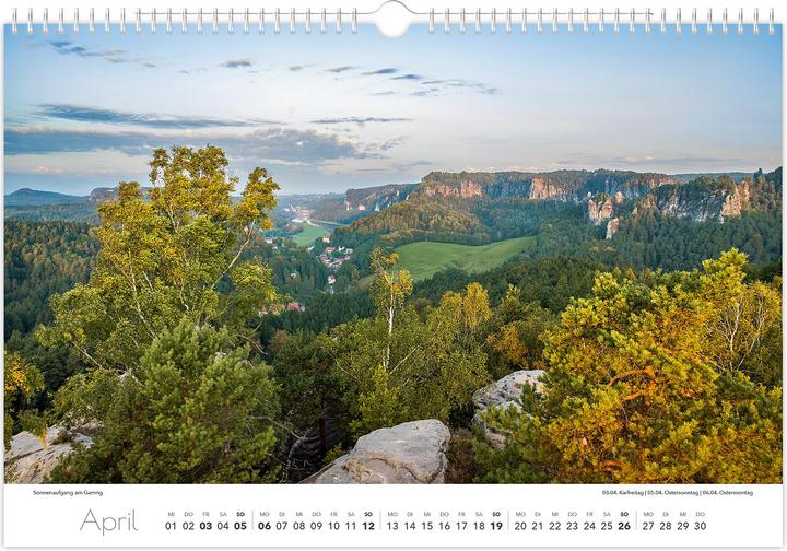 Actual product image Kalender Schsische Schweiz 2026 (45 x 30 cm, German)