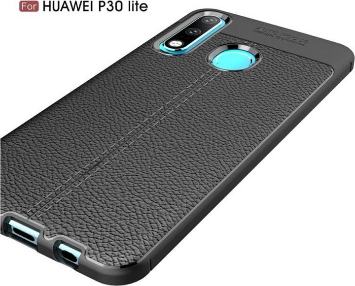 Produktbild Screenguard Huawei P30 Lite Hülle Leather Design TPU Cover (Huawei P30 Lite)