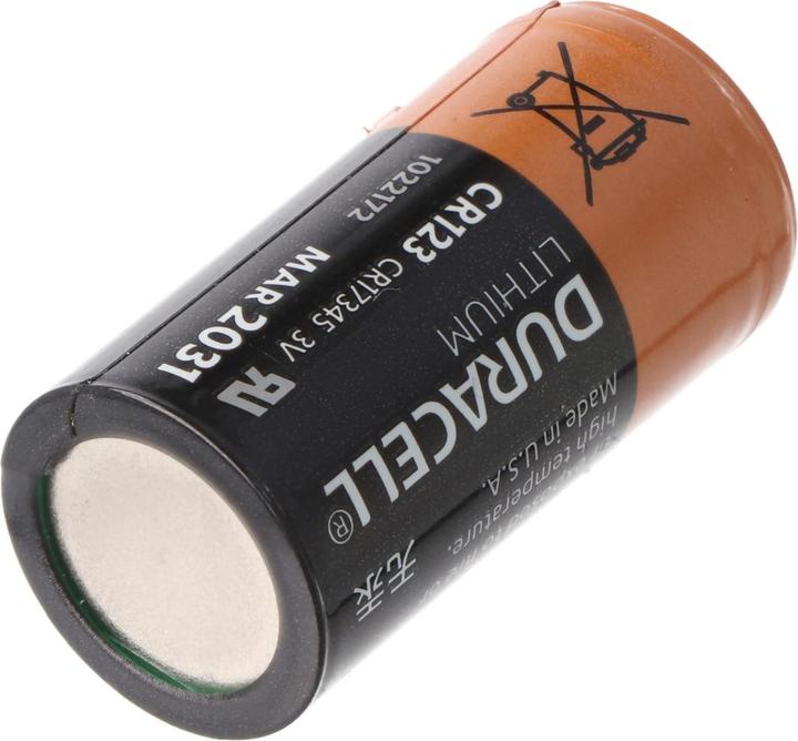 Actual product image Duracell Lithium (1 pcs., CR123A, 1400 mAh)