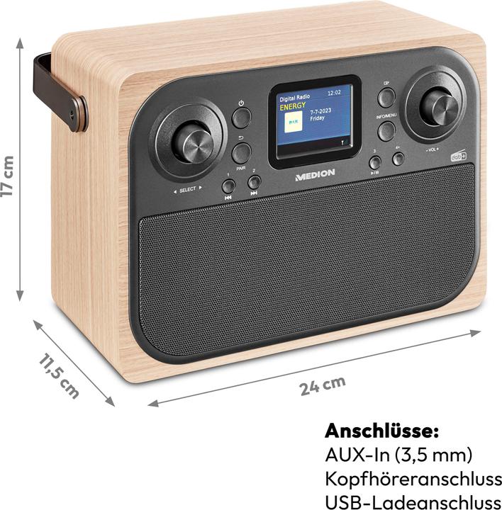 Produktbild Medion Life P66700 (DAB+, FM, Bluetooth)