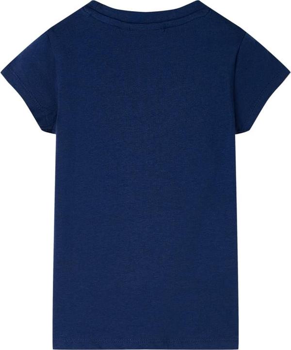 Produktbild VidaXL Kinder-T-Shirt Marineblau 140,Material: 95 % Baumwolle. 5 (140)