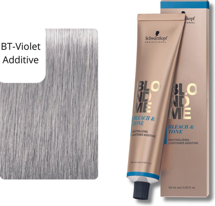 Image du produit Schwarzkopf Professional Schwarzkopf BLONDME Bond Coloration d'entretien pour les blondes - tonifier, éclaircir, illuminer (Additifs BT-Violet)