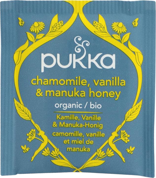 Image du produit Pukka Camomille, vanille & miel de Manuka (32 g)