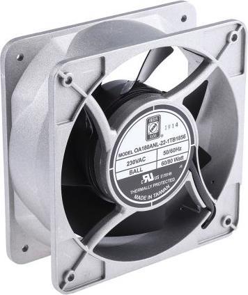 Image du produit Rs Pro AC FAN 180x65mm 230vac all metal IP56 te (80 mm)