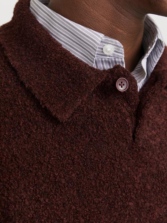 Actual product image Jack & Jones Jprwinter Knit Boucle Polo Styd Aw24 (S)