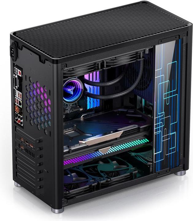 Actual product image Jonsbo D40 ATX Enclosure, Tempered Glass (ATX, mATX)