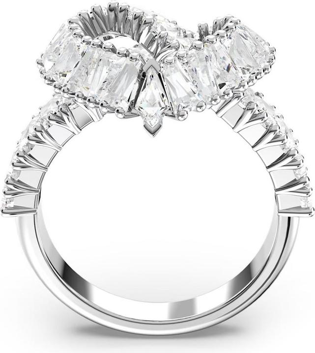 Produktbild Swarovski Matrix Cocktail Ring Verschiedene Schliffe Herz Weiss (58)