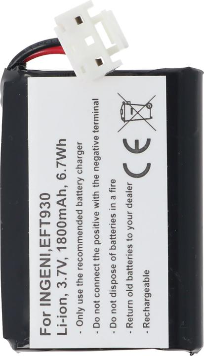 Actual product image Sagem Akku Monetel EFT930, EFT930B, EFT930G (1 pcs., Device specific, 1800 mAh, Battery + charger)