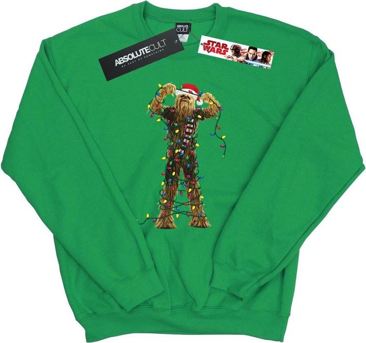 Star Wars Chewbacca Christmas Lights Sweatshirt (XXL)