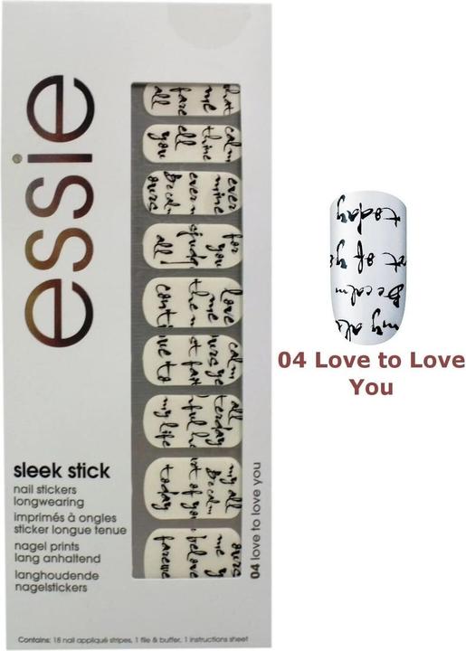 Produktbild Essie Set stickere pentru unghii Sleek Stick No.04 Love To Love You