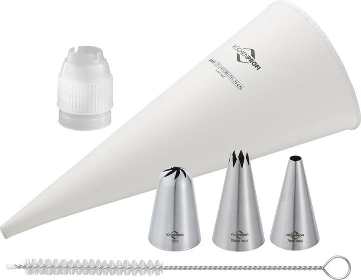 Küchenprofi Spritzbeutel-Set 5-tlg. (Kit de poches à douille, 540000 ml)