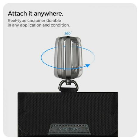 Actual product image Spigen Klatka Faradaya Pouch Keyless RFID signal blocker black