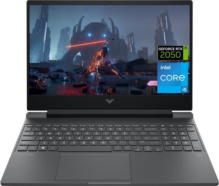Produktbild HP Victus Gaming 15-fa1015nd i5-12450H 15.6 laptop (15.60", Intel Core i5-12450H, 16 GB, 512 GB, Eng. Int.)