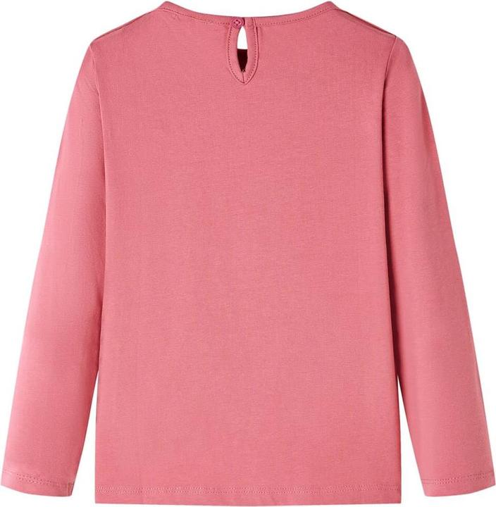 Actual product image VidaXL Children's long-sleeved shirt dusky pink 92,Material: 95 % cotton. 5 (92)