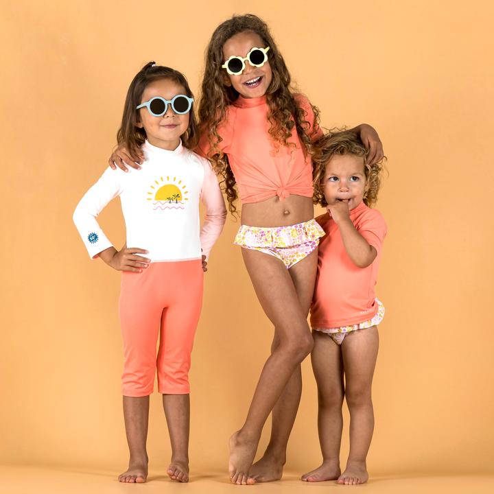 Produktbild Nabaiji UV-Schwimmanzug langarm Baby - rosa Print (80 C)