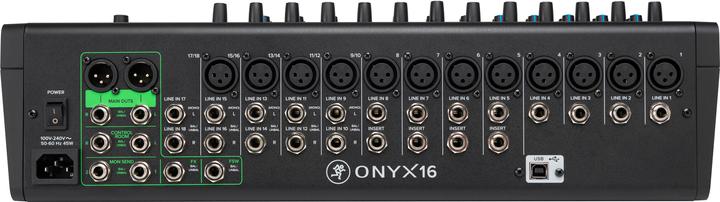 Image du produit Mackie Table de mixage ONYX16 18 canaux (Studio et mixeur live)