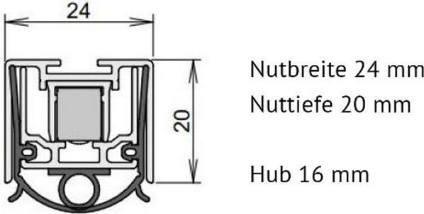 Image du produit Cardatec Türabsenkdichtung D6 1460 mm
