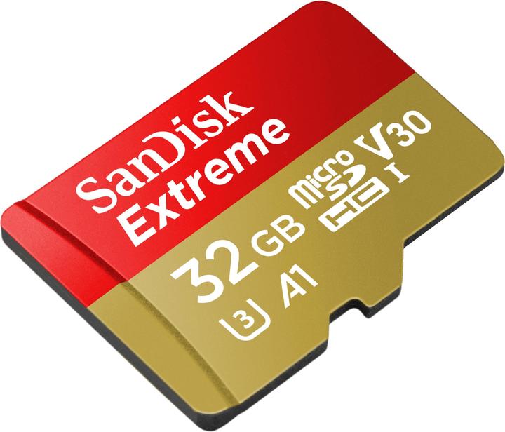 Productafbeelding SanDisk Extreme UHS-I V30 (32 GB, microSDHC, U3, UHS-I)