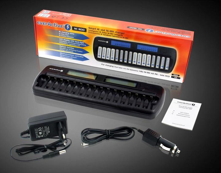 Actual product image Everactive Charger NC-1600 (No data) (1 pcs., AAA, AA, 1100 mAh, Chargers without battery)