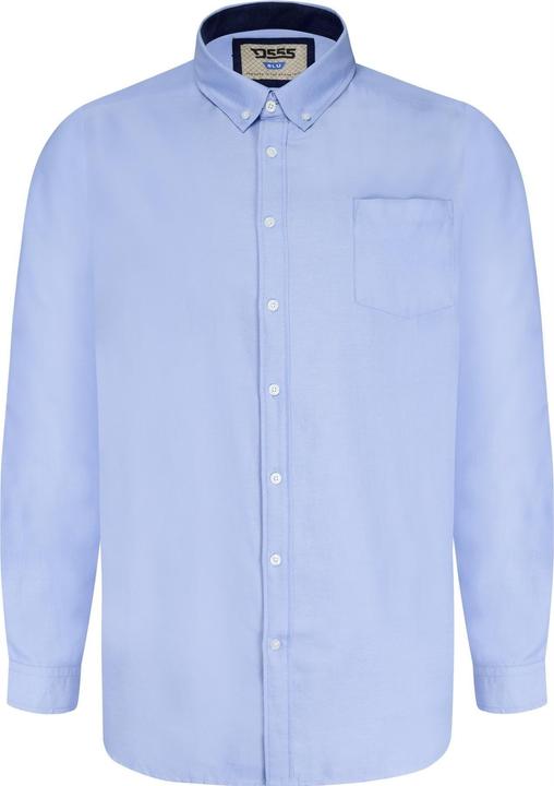 DUKE Mens Richard Oxford Kingsize Long-Sleeved Shirt