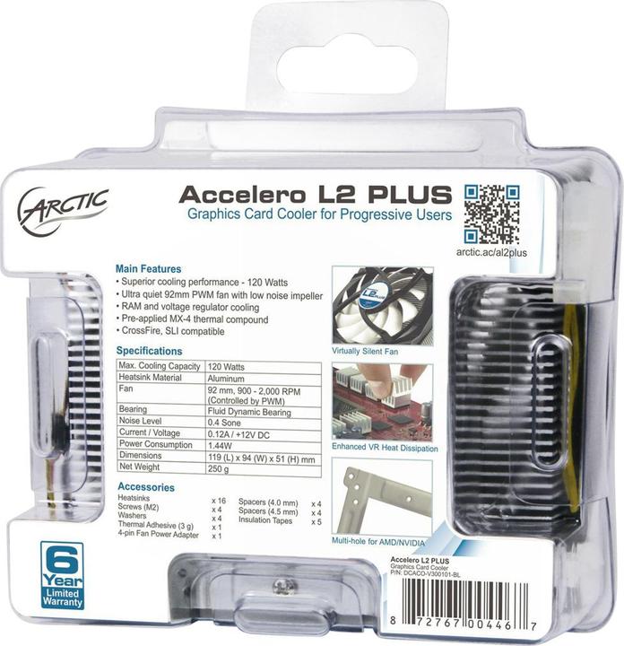 Produktbild Arctic Accelero L2 Plus (92 mm, 1 x)