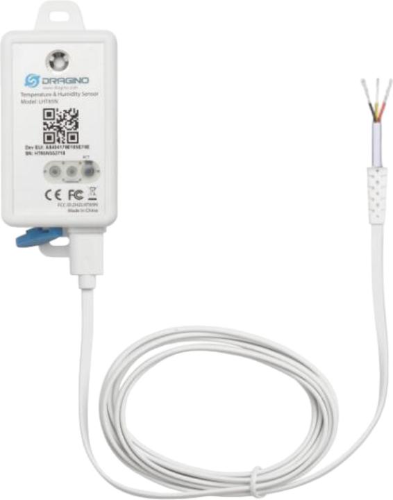 Actual product image Dragino LHT65N-DC LoRaWAN open/close potential-free contact 868MHz