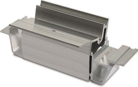 Actual product image Novotegra Front module support for flat roof systems, the module support is inserted into the profile 150-30