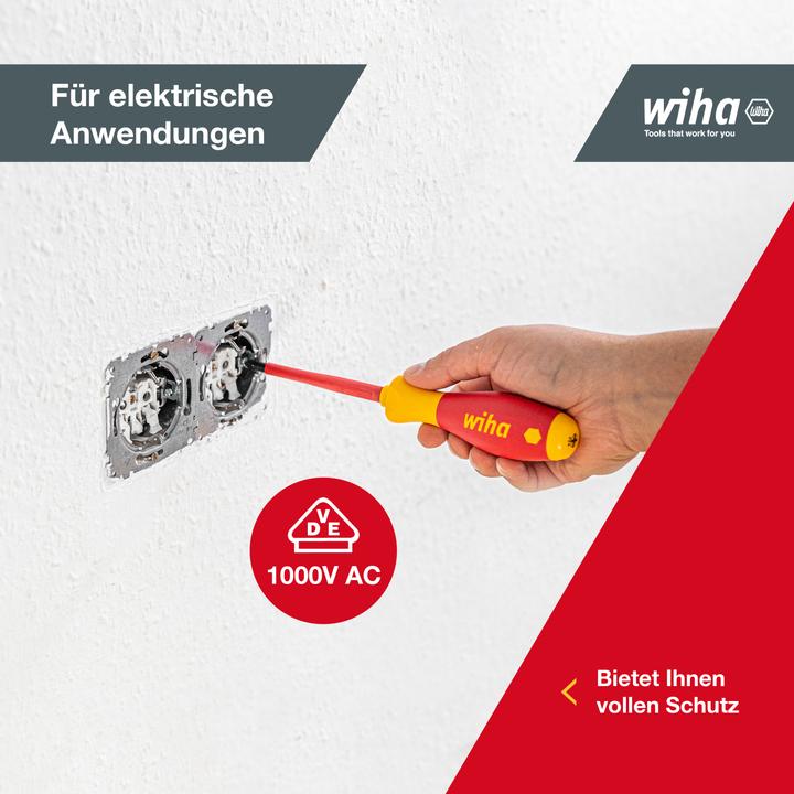 Produktbild Wiha SoftFinish (Schlitzschrauben, Phillipps-Kreuzschlitz (PH))
