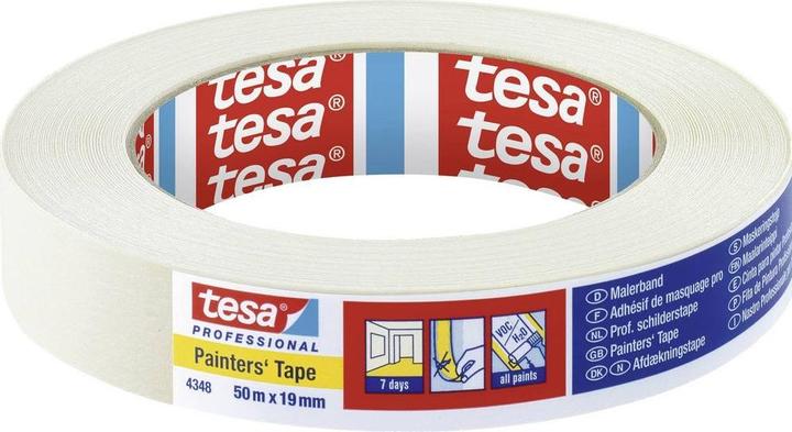 tesa Malerkrepp PROFESSIONAL, Malerband für besonders präzises Abkleben (19 mm)