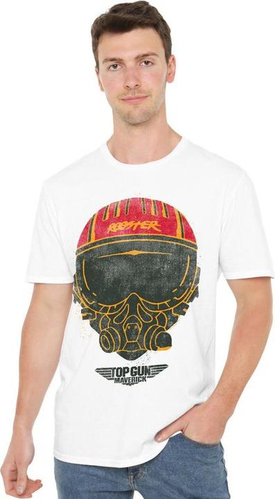 Actual product image Top Gun Mens Rooster Helmet T-Shirt (L)