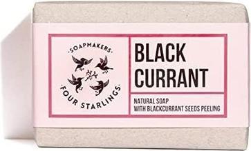 Produktbild Mydlarnia Cztery Szpaki Peeling Soap Currant 110G (Handseife Nachfüllpackung)
