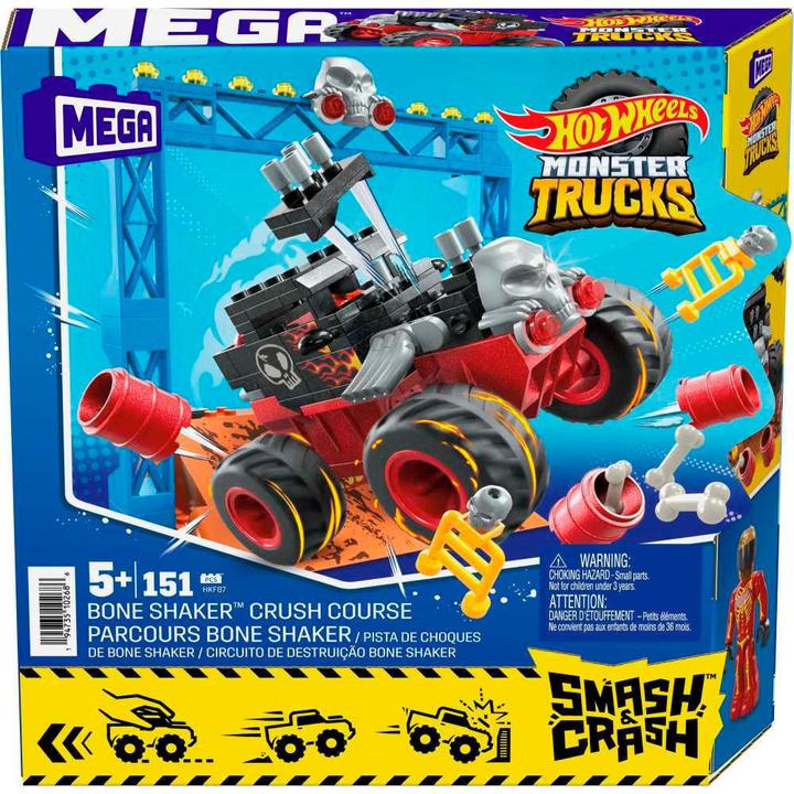 Produktbild Hot Wheels Monster Trucks Bone Shaker Crash Set