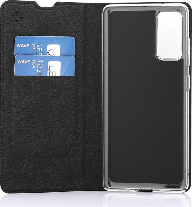 Produktbild Wave BookCase -suojakotelo, Samsung Galaxy S20 FE / Galaxy S20 FE, musta (Samsung Galaxy S20 FE, Samsung Galaxy S20 FE 5G)