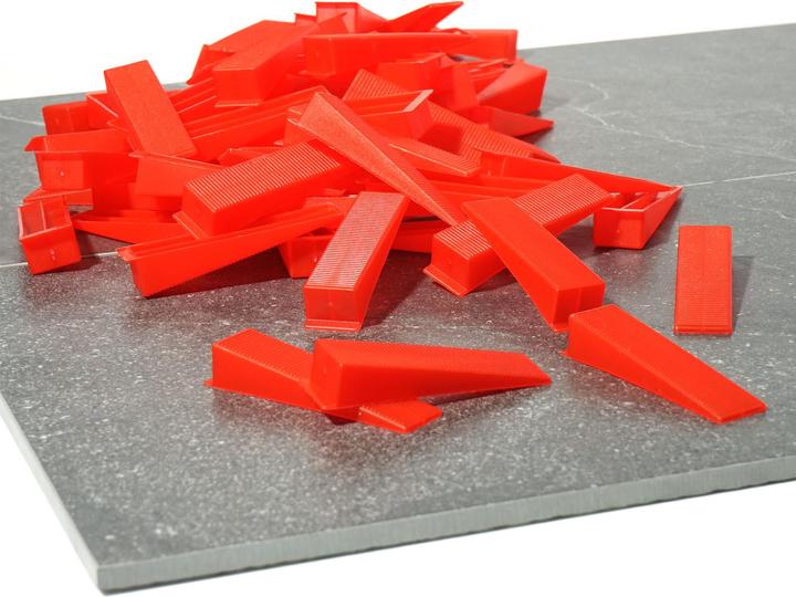 Produktbild XPOtool Fliesen Nivelliersystem Keile 100 Stück Montagekeile Fliesenkeile