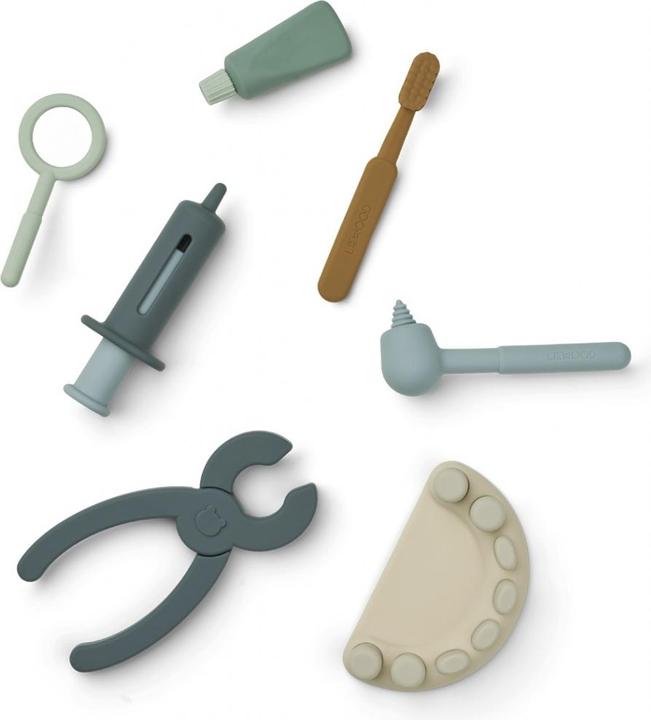 Image du produit Liewood Kit de jeu du dentiste Frank % Silicone Blue Multi Mix
