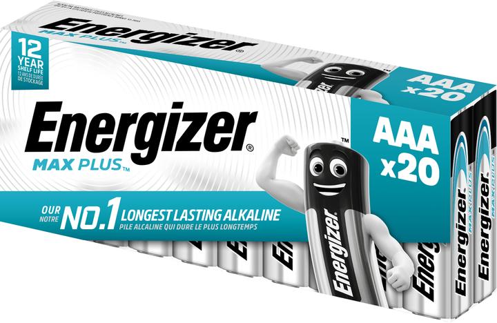 Energizer Max Plus Micro (AAA) 20 Stück (20 Stk., AAA)